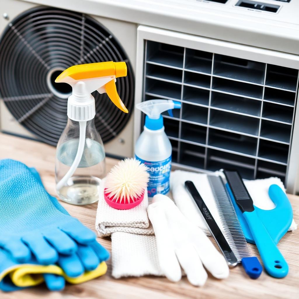 أدوات تنظيف المكيفات الاحترافية