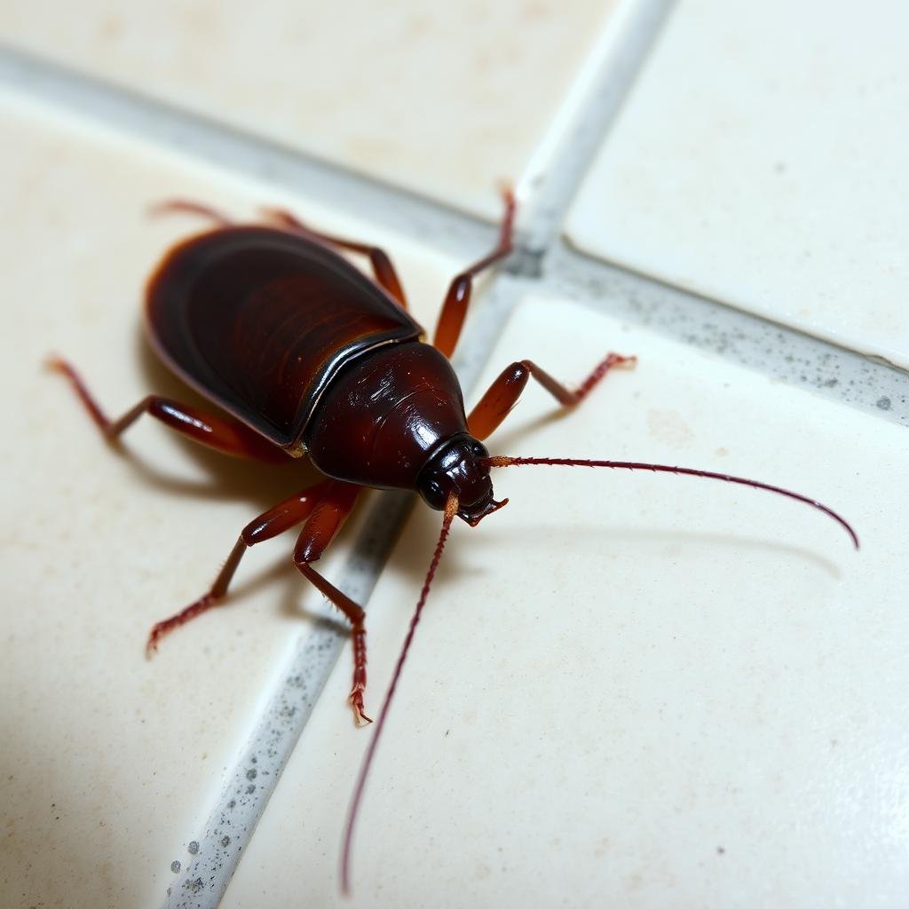 الصرصور الأمريكي الكبير بني محمر اللون