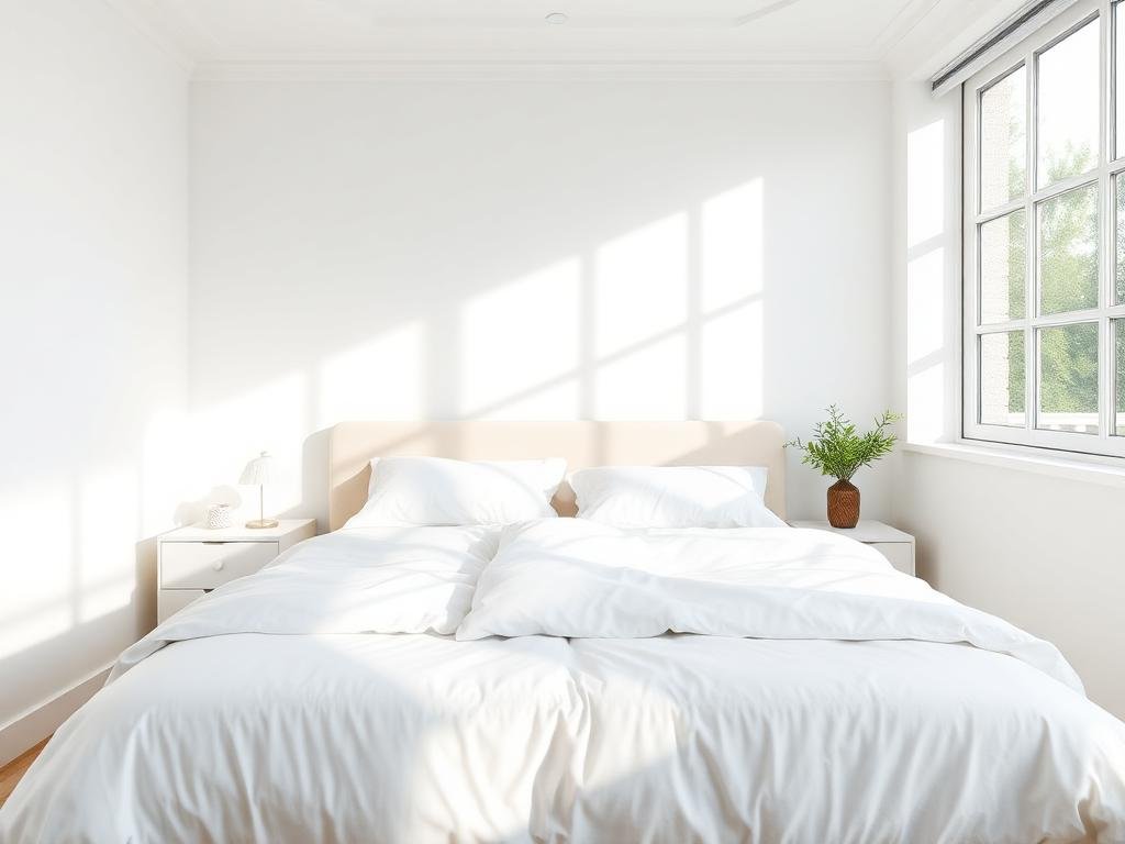 سرير نظيف خالي من البق