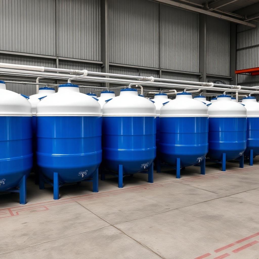 خزانات مياه نظيفة وجاهزة