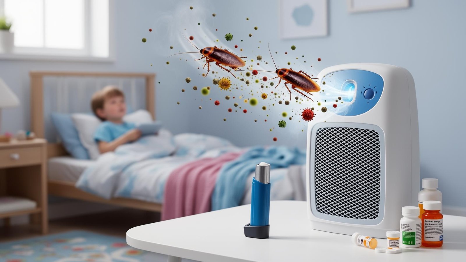 مخاطر حساسية الصراصير والربو على الأطفال وكبار السن