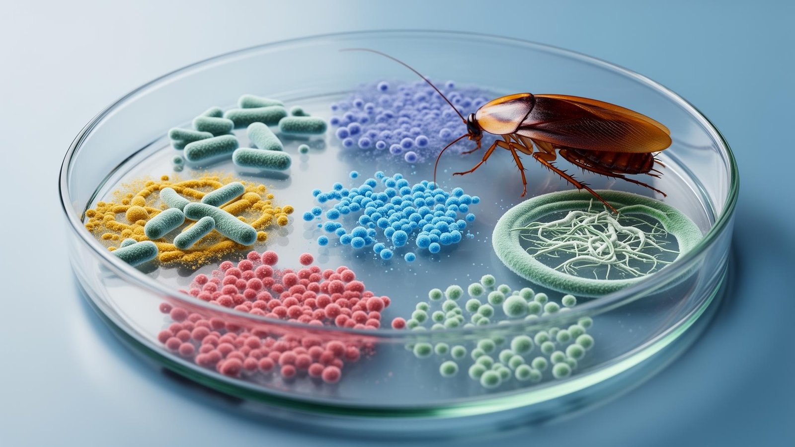 أنواع البكتيريا والطفيليات التي تنقلها الصراصير وتسبب الأمراض