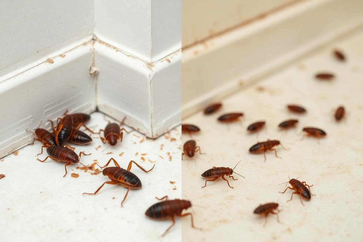 نتائج القضاء على الصراصير بعد استخدام الجل