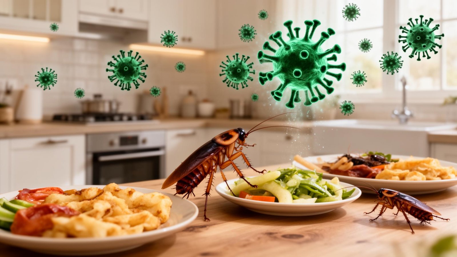 الصراصير والمخاطر الصحية والأمراض التي تنقلها للإنسان في المنازل السعودية