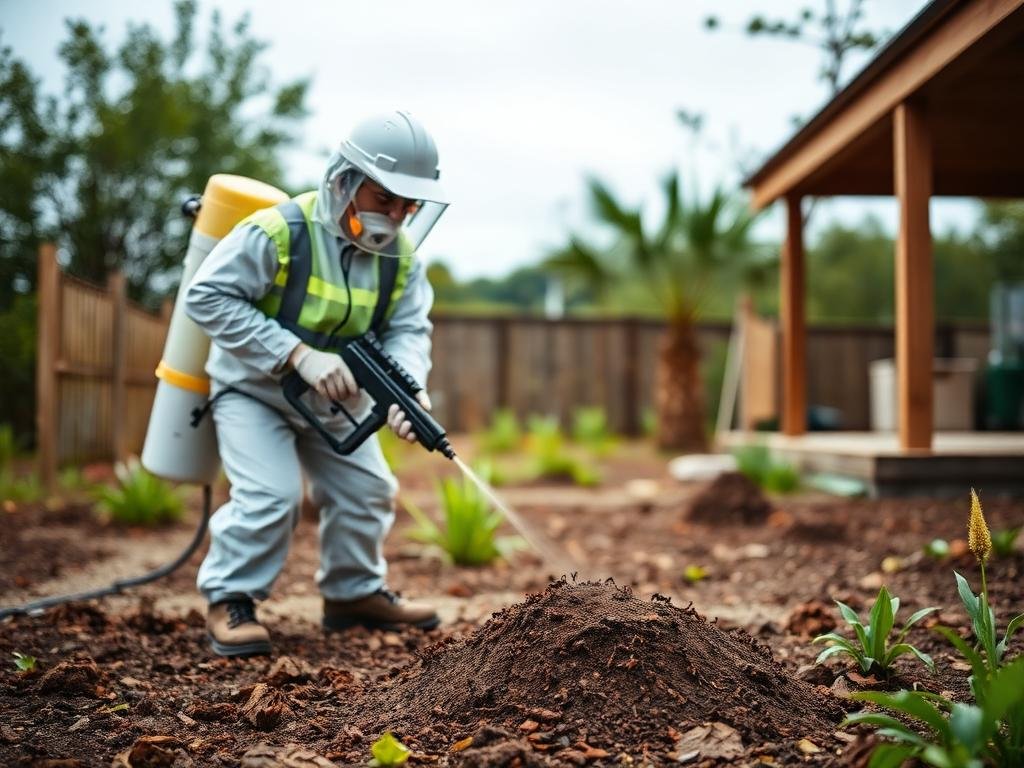 معالجة احترافية للنمل الناري