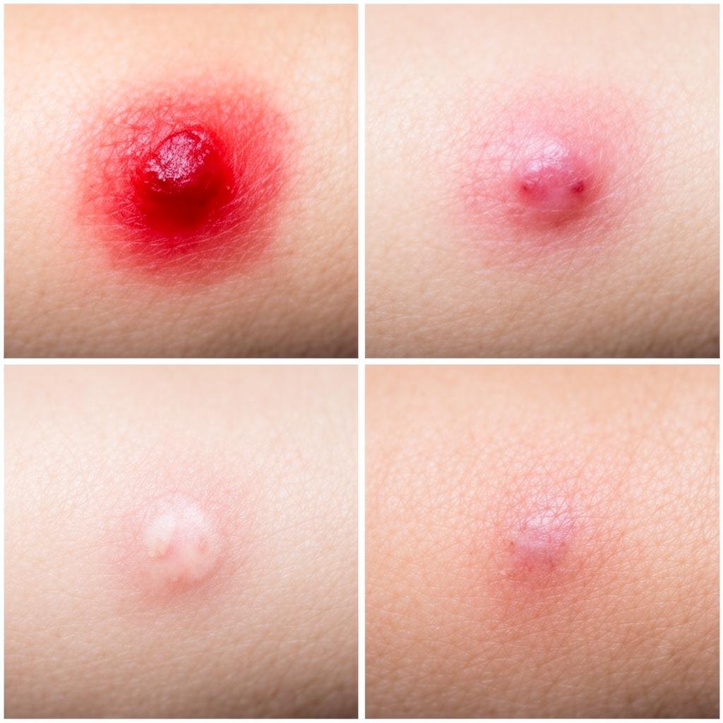 مراحل تطور أعراض قرصة البرغوث