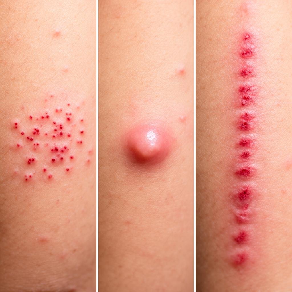 مقارنة بين قرصة البرغوث ولدغات الحشرات الأخرى