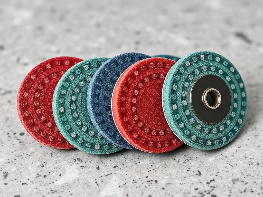 أقراص جلي ماسية بدرجات خشونة مختلفة