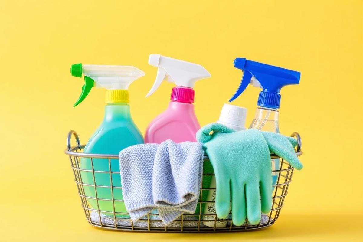 سلة أدوات التنظيف السريع