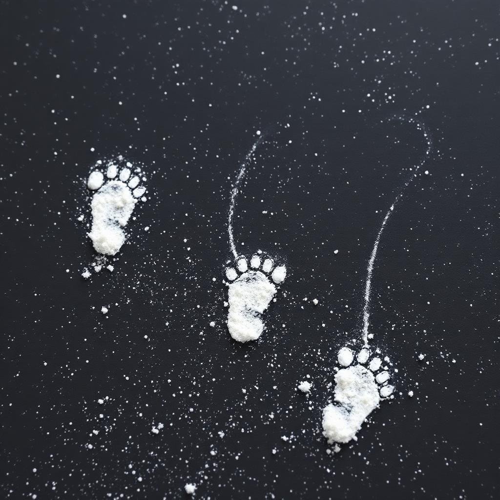 آثار أقدام الفئران تكشف مسارات حركتها