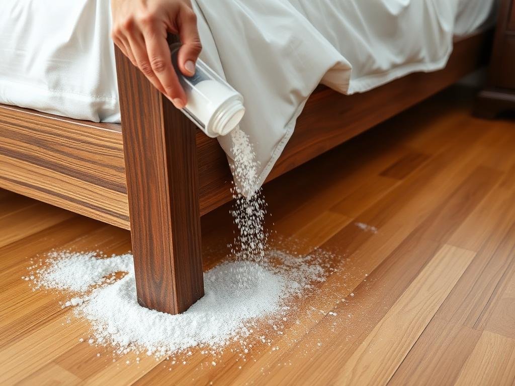 حاجز الملح حول السرير