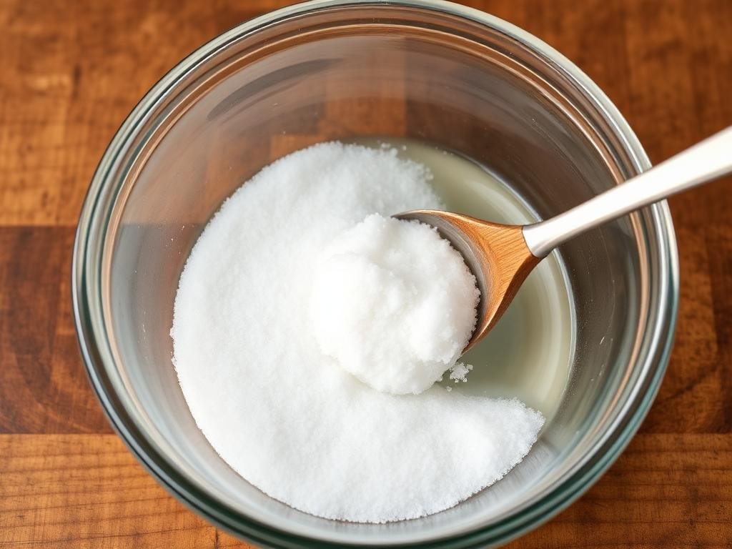 خلط الملح والخل