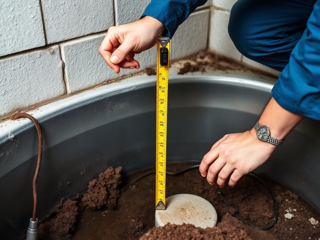 قياس مستوى الحمأة في البيارة