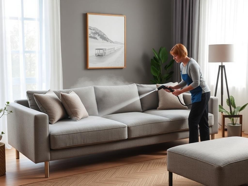 تنظيف الكنب بالبخار