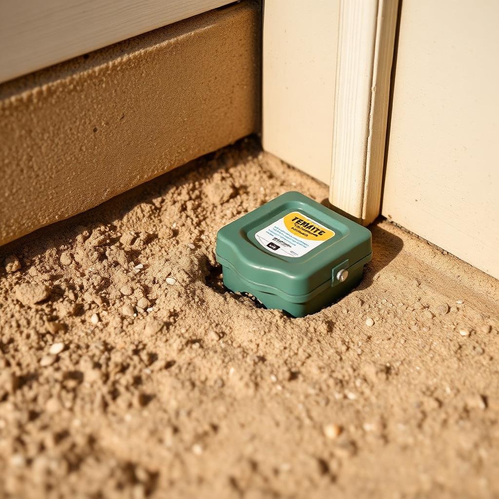 محطات طُعوم النمل الأبيض المثبتة في التربة