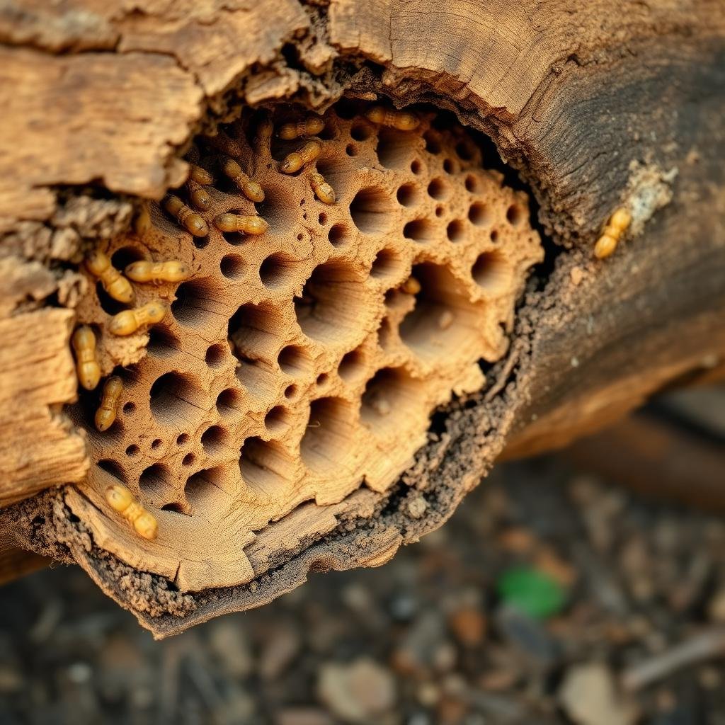 أضرار النمل الأبيض على الأخشاب تظهر الحاجة لمبيد فعّال