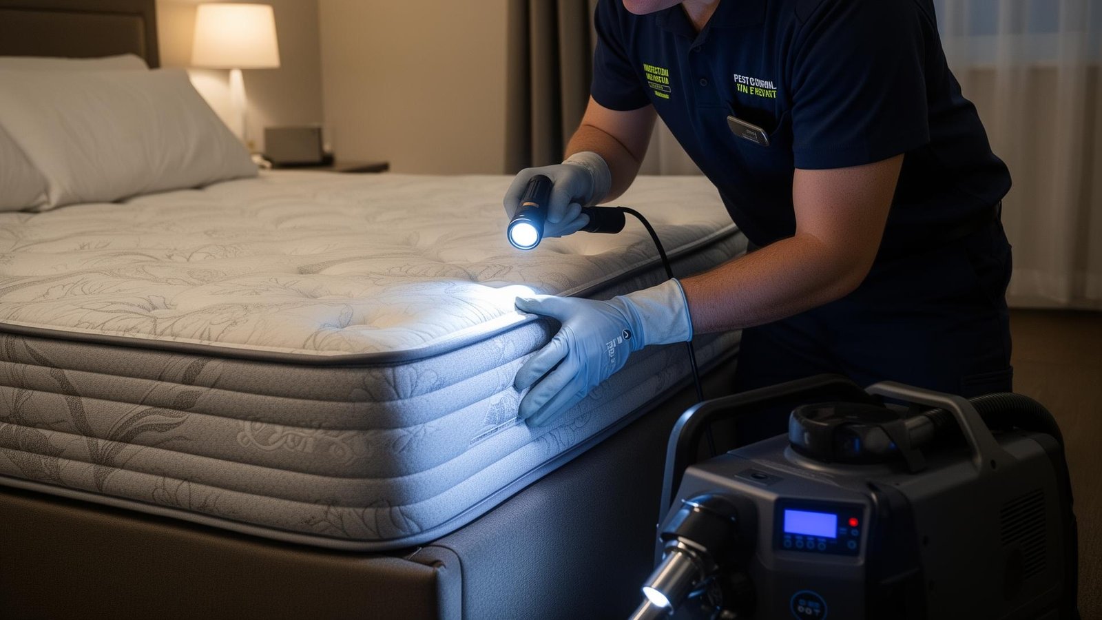 فحص بق الفراش بالأجهزة الحرارية