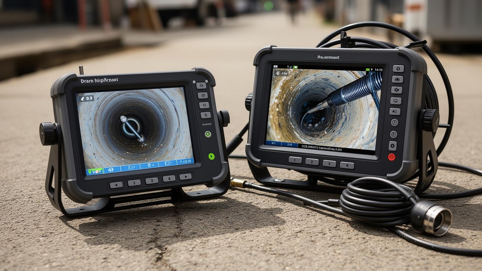 كاميرا فحص المجاري الاحترافية - الشهاب كنترول