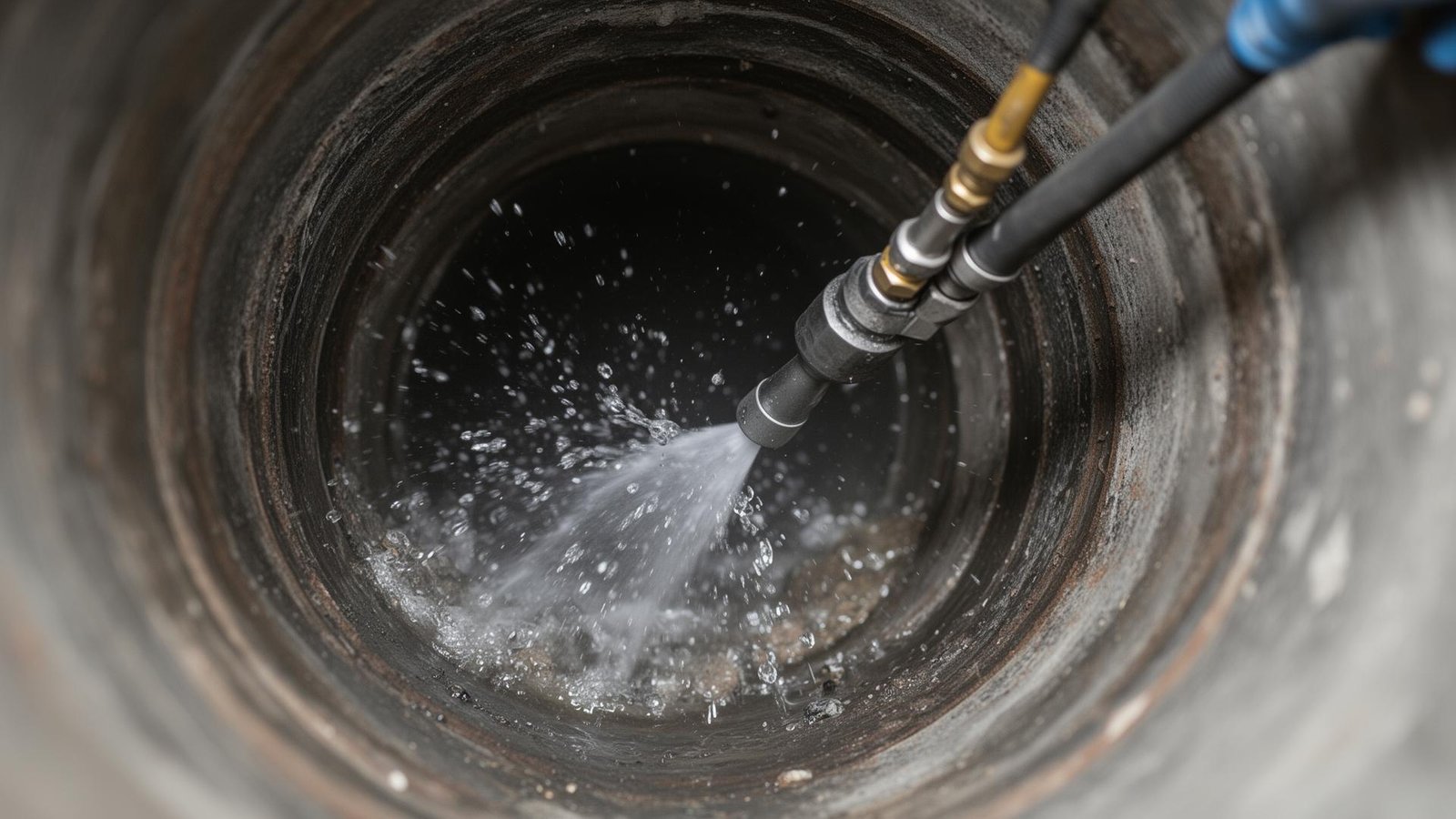 عملية تنظيف وتسليك المجاري - الشهاب كنترول