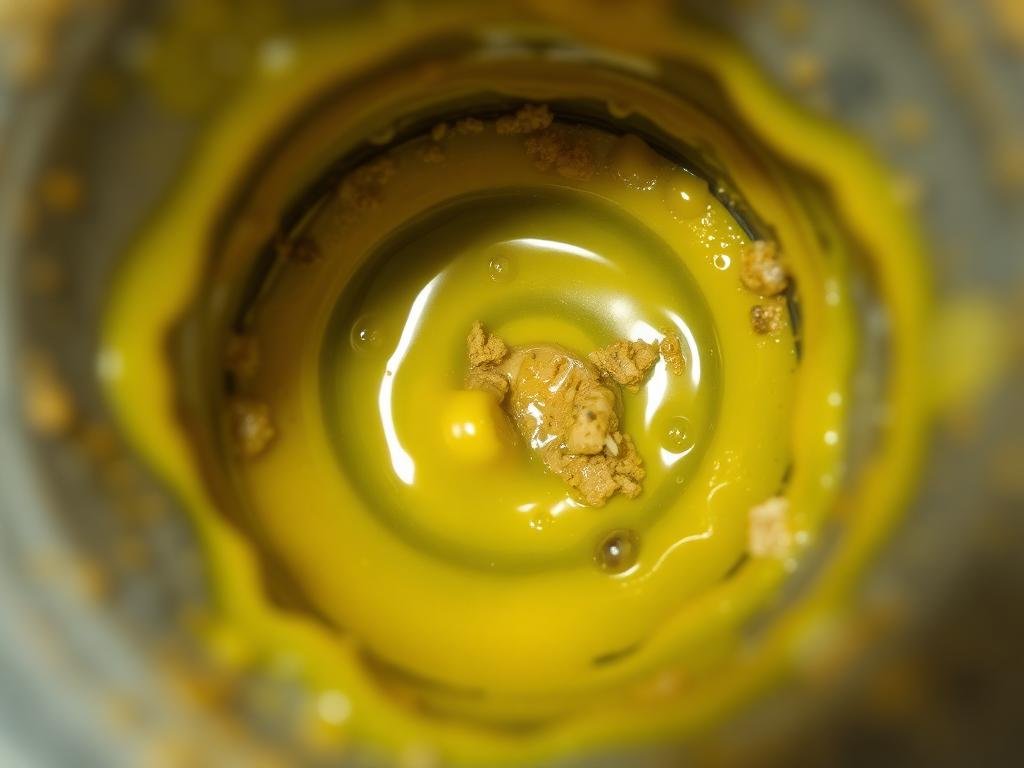 دهون وشحوم متراكمة داخل سيفون حوض المطبخ