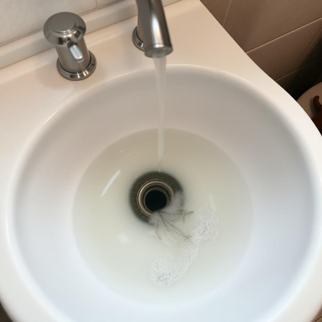 انسداد مغسلة الحمام بالشعر في مكة