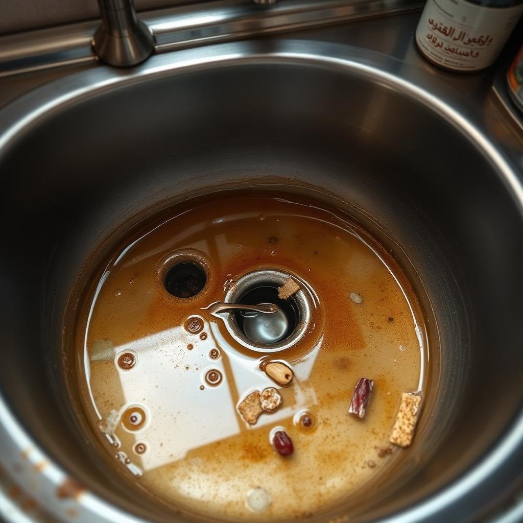 انسداد حوض المطبخ بسبب الدهون في مكة