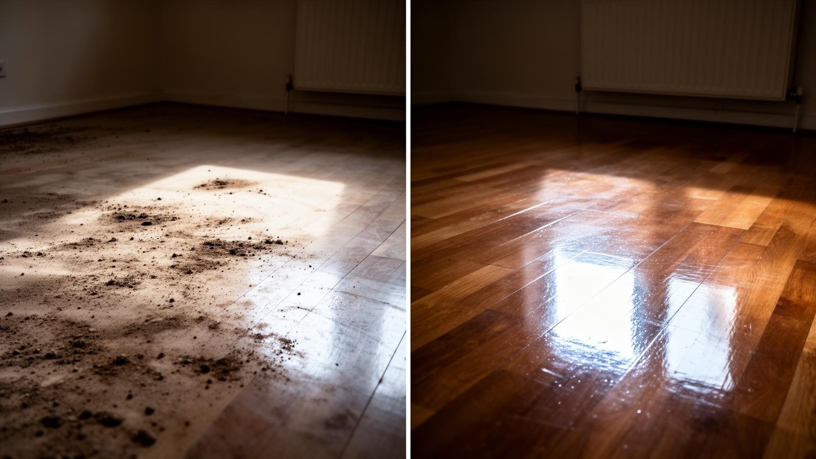 نتائج التنظيف قبل وبعد