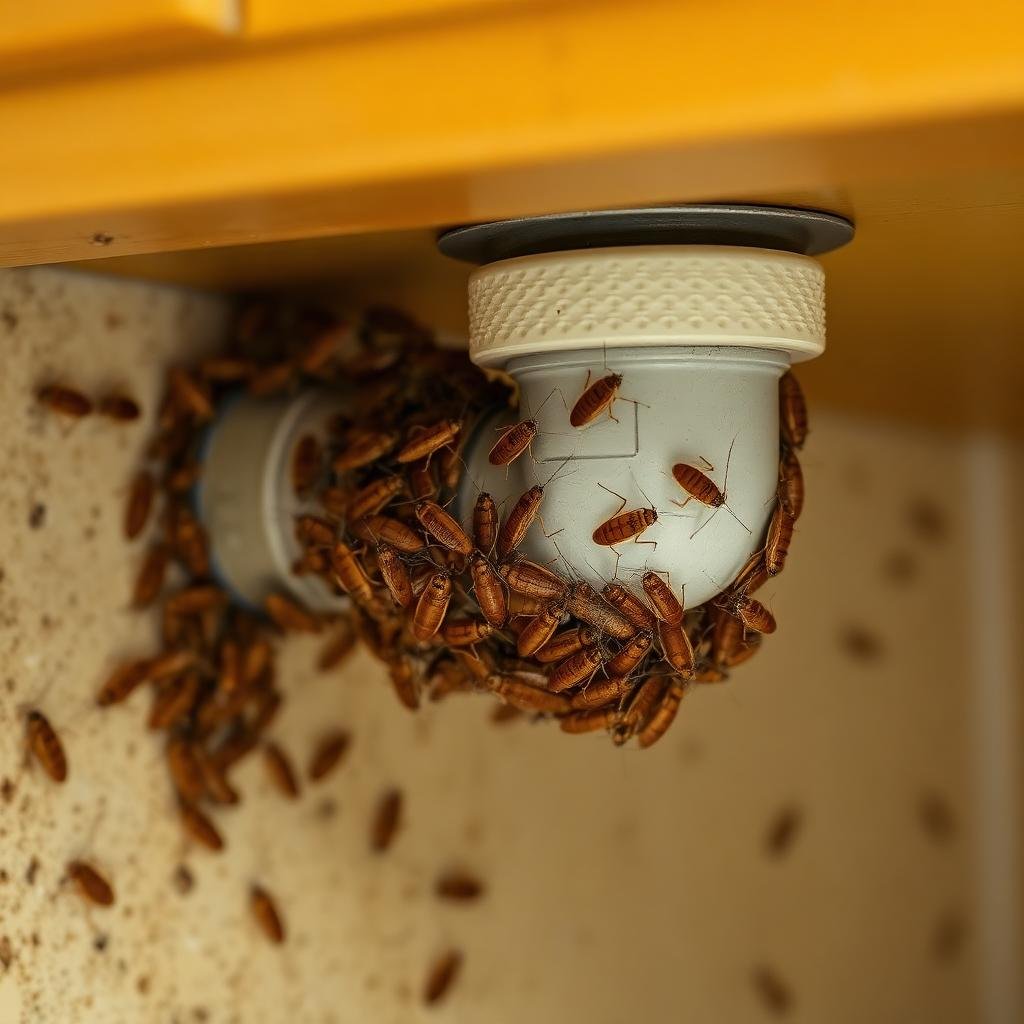 إصابة صراصير في المطبخ - مكافحة صراصير الظهران