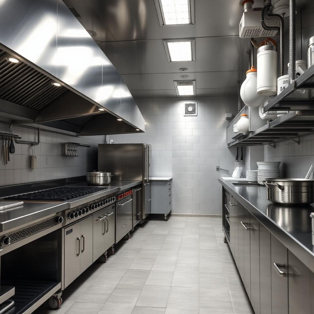 مطبخ تجاري خالٍ من القوارض - مكافحة فئران للمطاعم