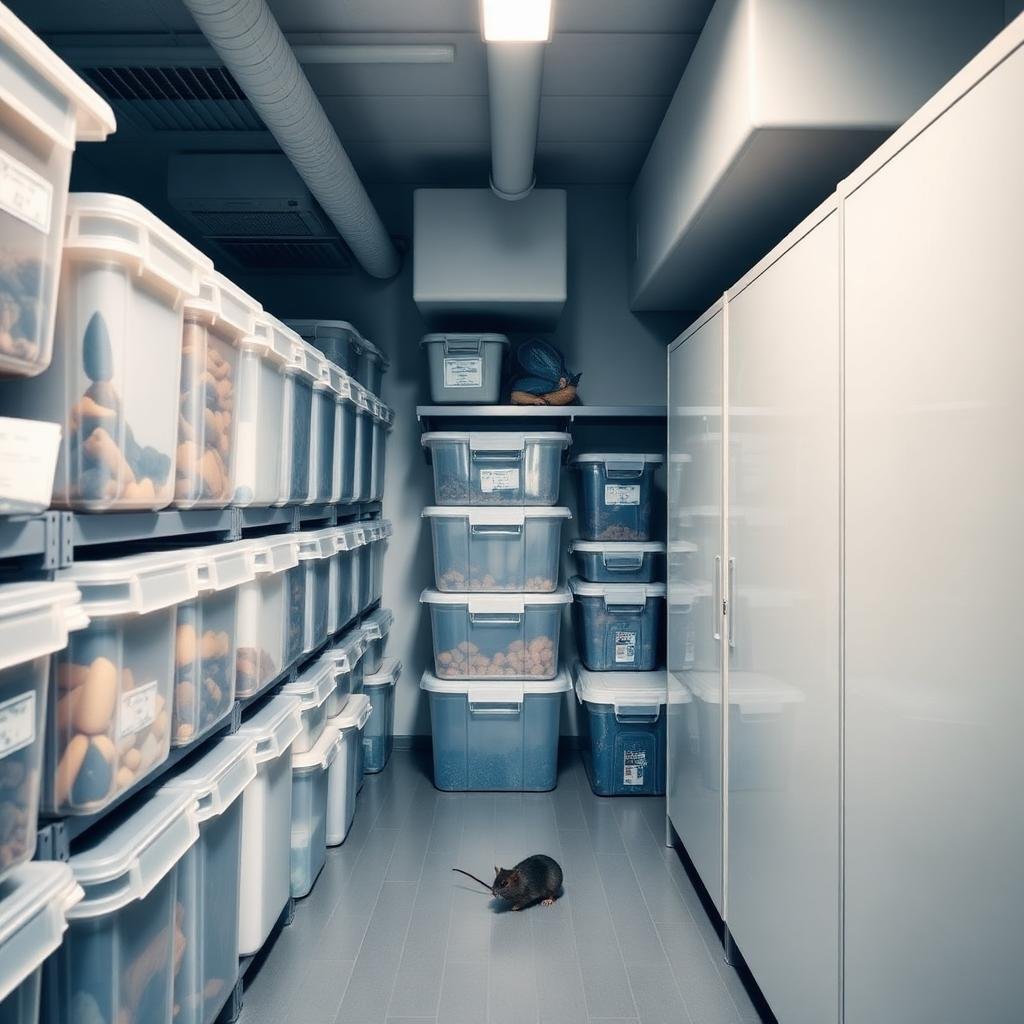مستودع نظيف خالٍ من القوارض - نتائج مضمونة