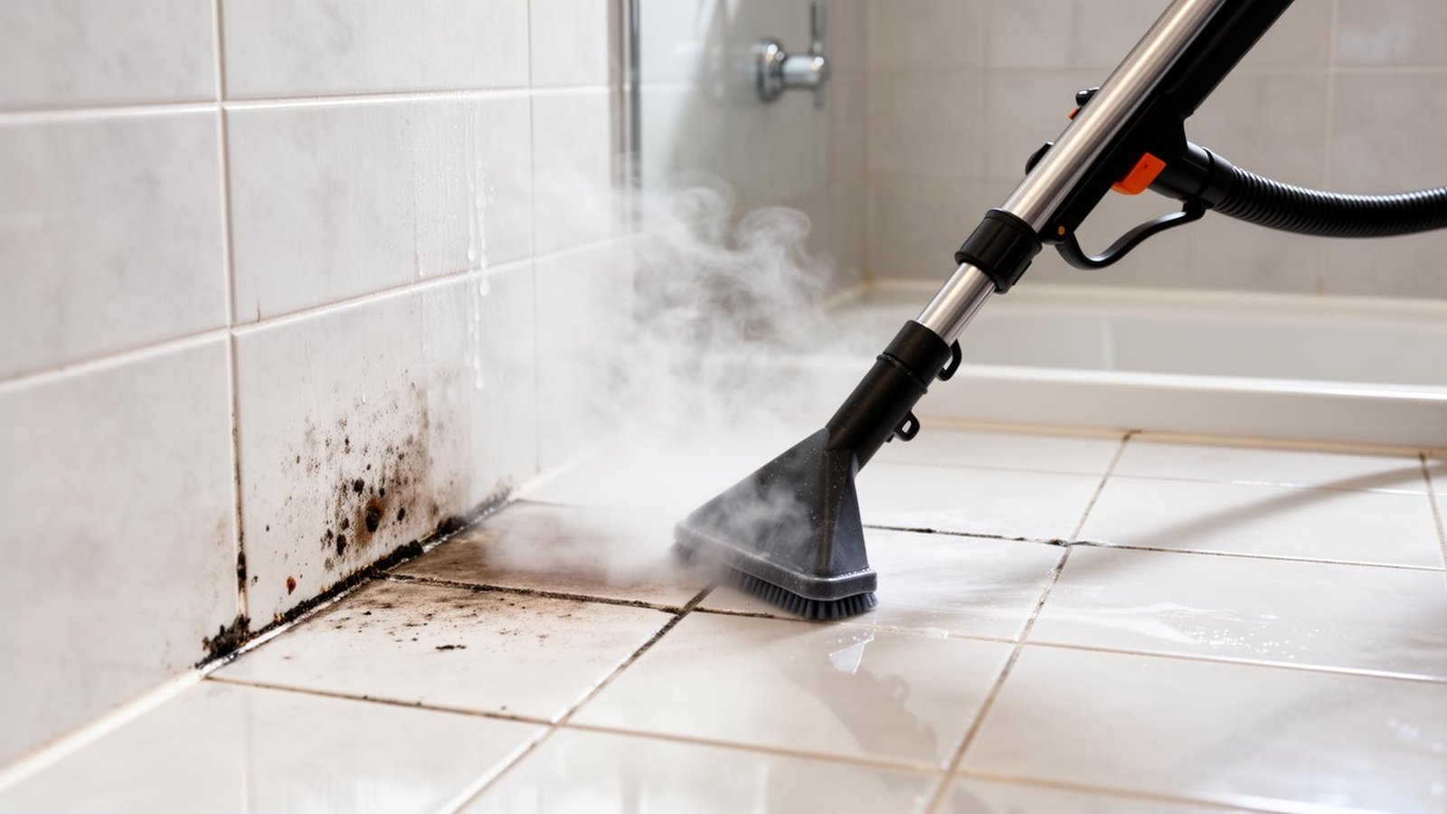 تنظيف البلاط بالبخار