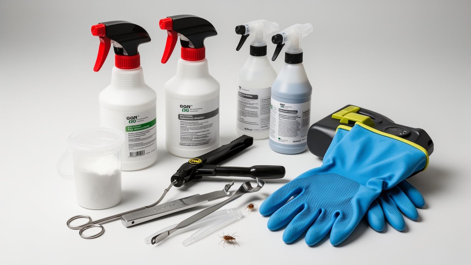 معدات وأدوات مكافحة البراغيث الاحترافية