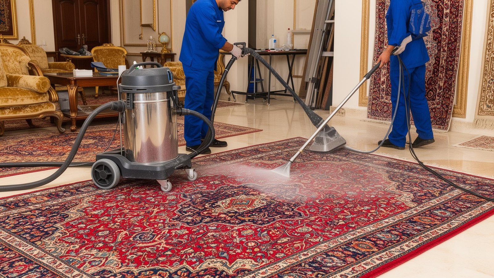 شركة غسيل سجاد في جدة - تنظيف عميق واستلام وتسليم