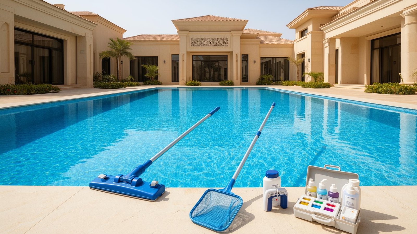 شركة تنظيف مسابح في جدة - صيانة وتعقيم شامل