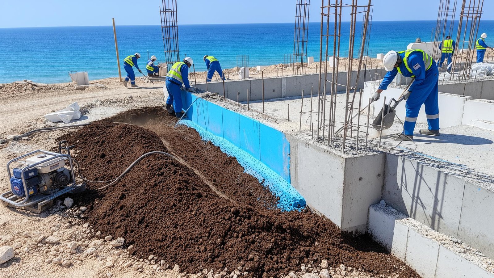 شركة رش النمل الأبيض قبل البناء بجدة - حماية الأساسات