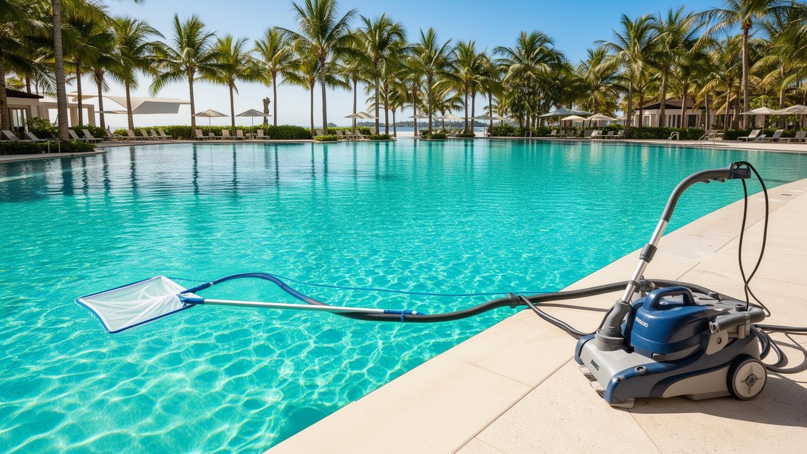 تنظيف مسابح