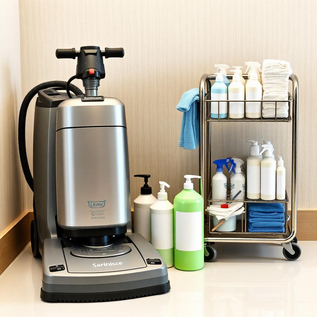 معدات تنظيف فنادق صناعية احترافية