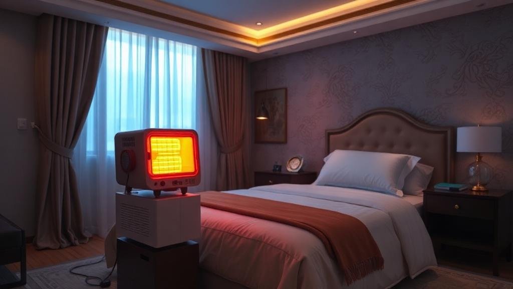 جهاز المعالجة الحرارية للقضاء على بق الفراش في غرفة نوم بجدة