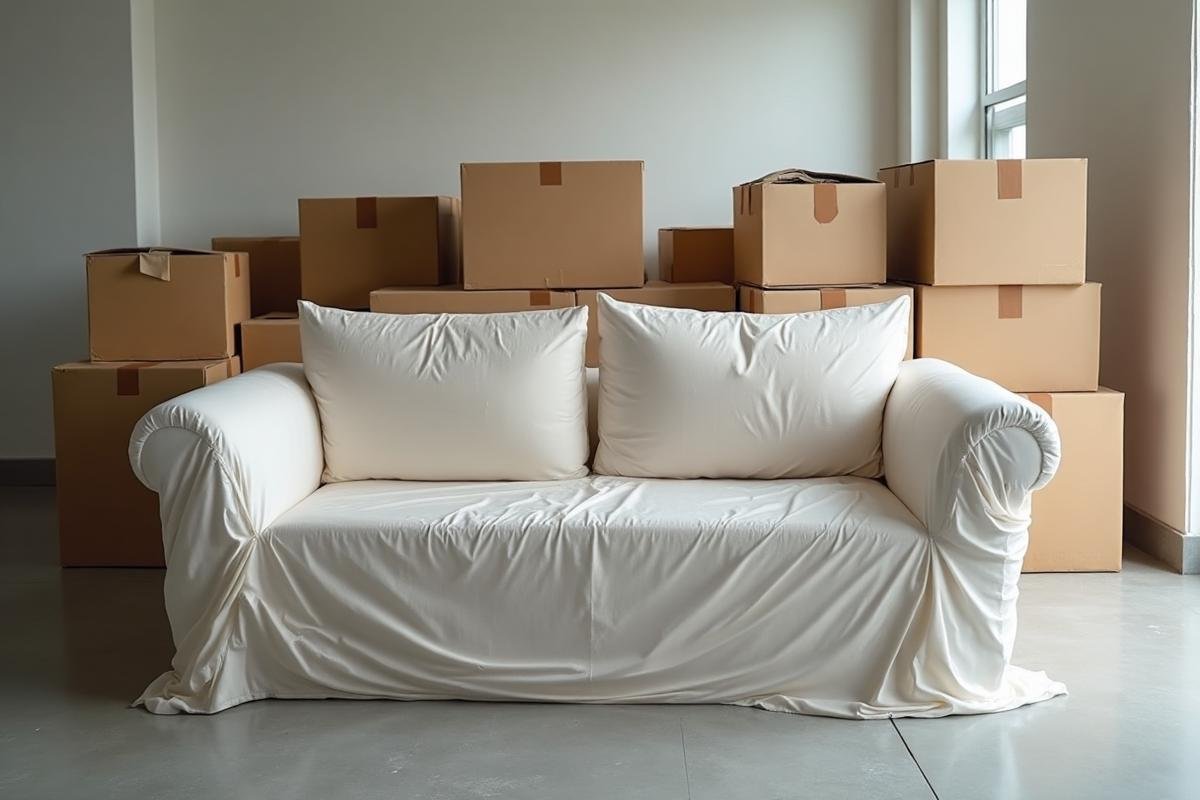 فريق الشهاب كنترول يغلف الأثاث بمواد حماية احترافية قبل نقل العفش في جدة