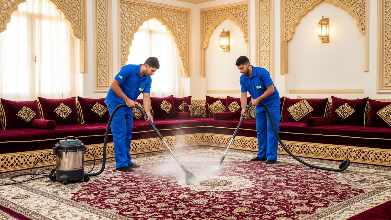 أفضل شركة تنظيف مجالس بجدة - غسيل مجالس بالبخار