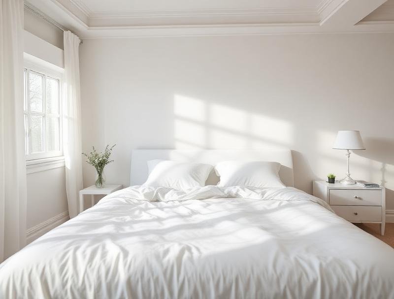 غرفة نوم نظيفة بعد مكافحة بق الفراش في مكة