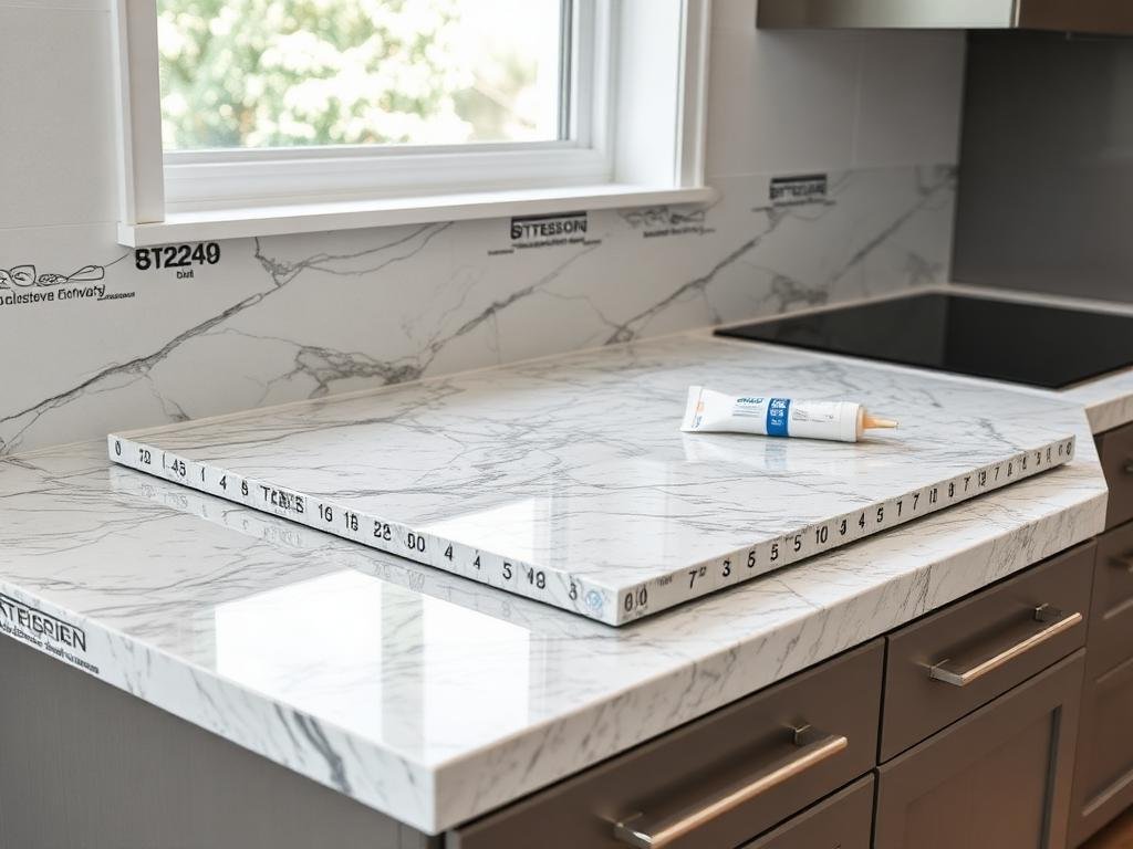 تركيب سطح مطبخ رخام