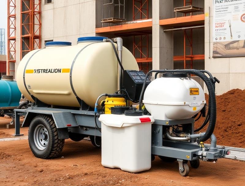 معدات رش ما قبل البناء في مكة