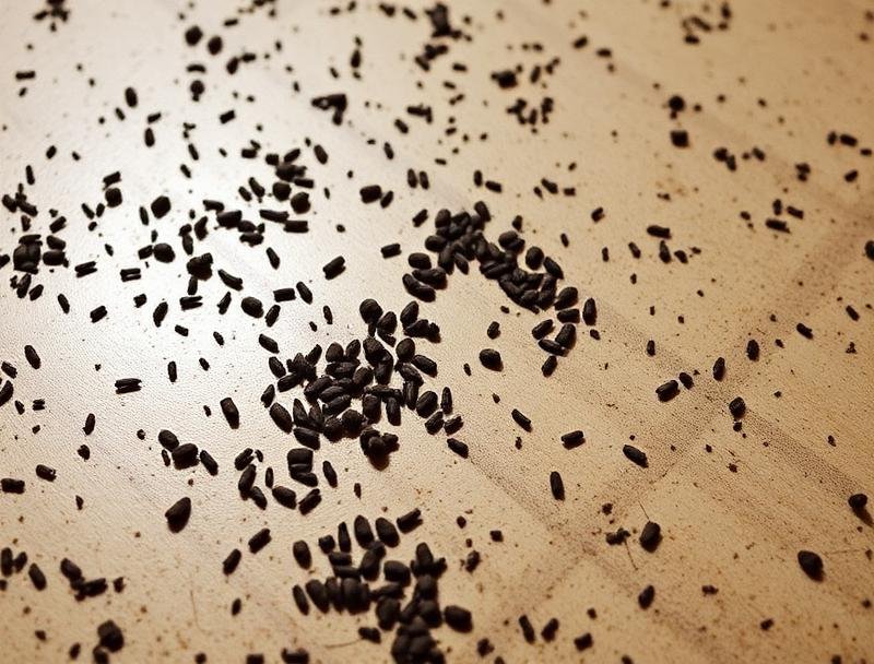 علامات وجود الفئران - فضلات في مكة