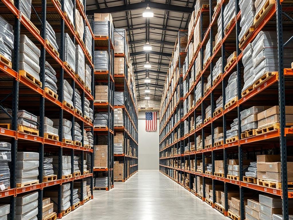 أرفف تخزين منظمة