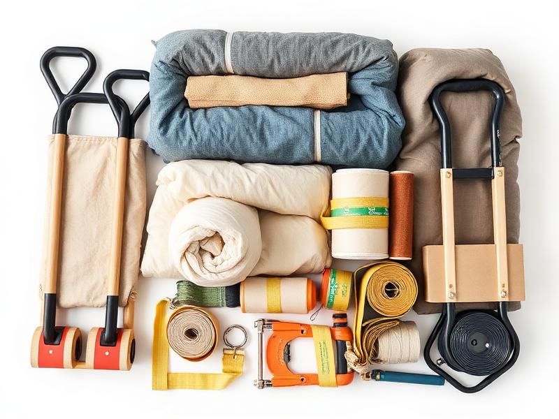 معدات نقل العفش الاحترافية - عربات وأحزمة تثبيت