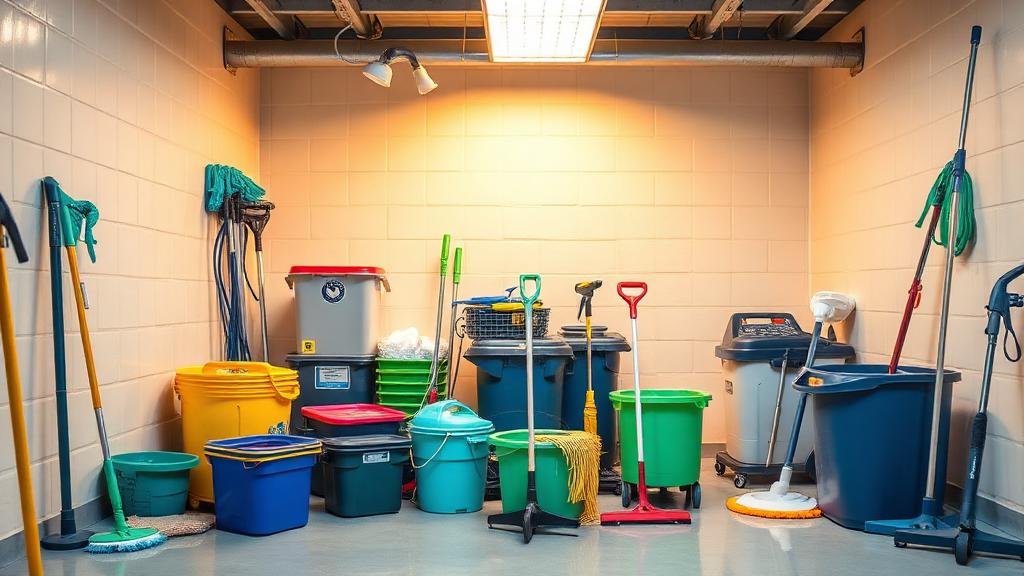 معدات التنظيف الاحترافية في الرياض - أدوات ومنظفات متخصصة