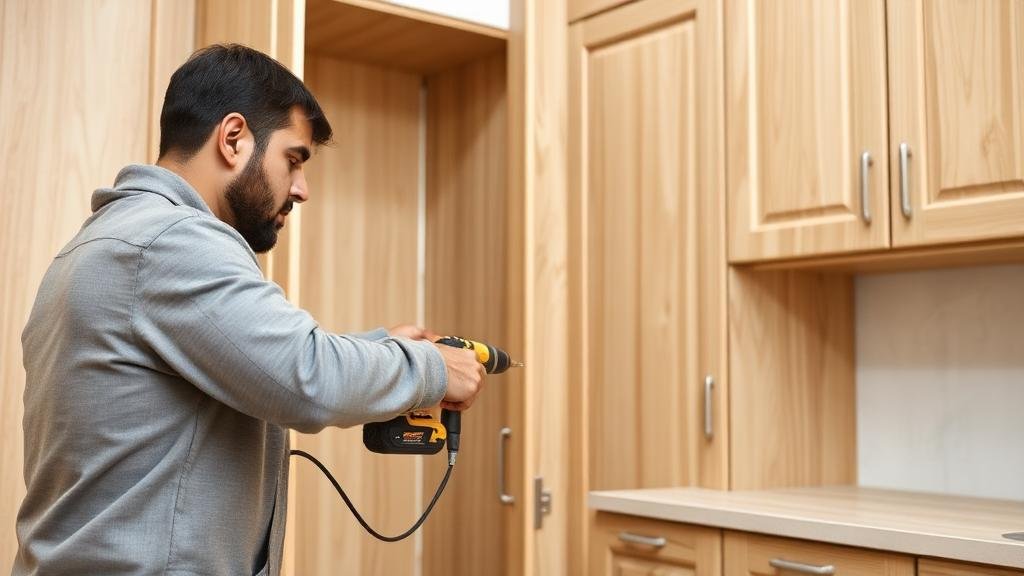 نجار مطابخ في الرياض - تركيب خزائن المطبخ الحديثة