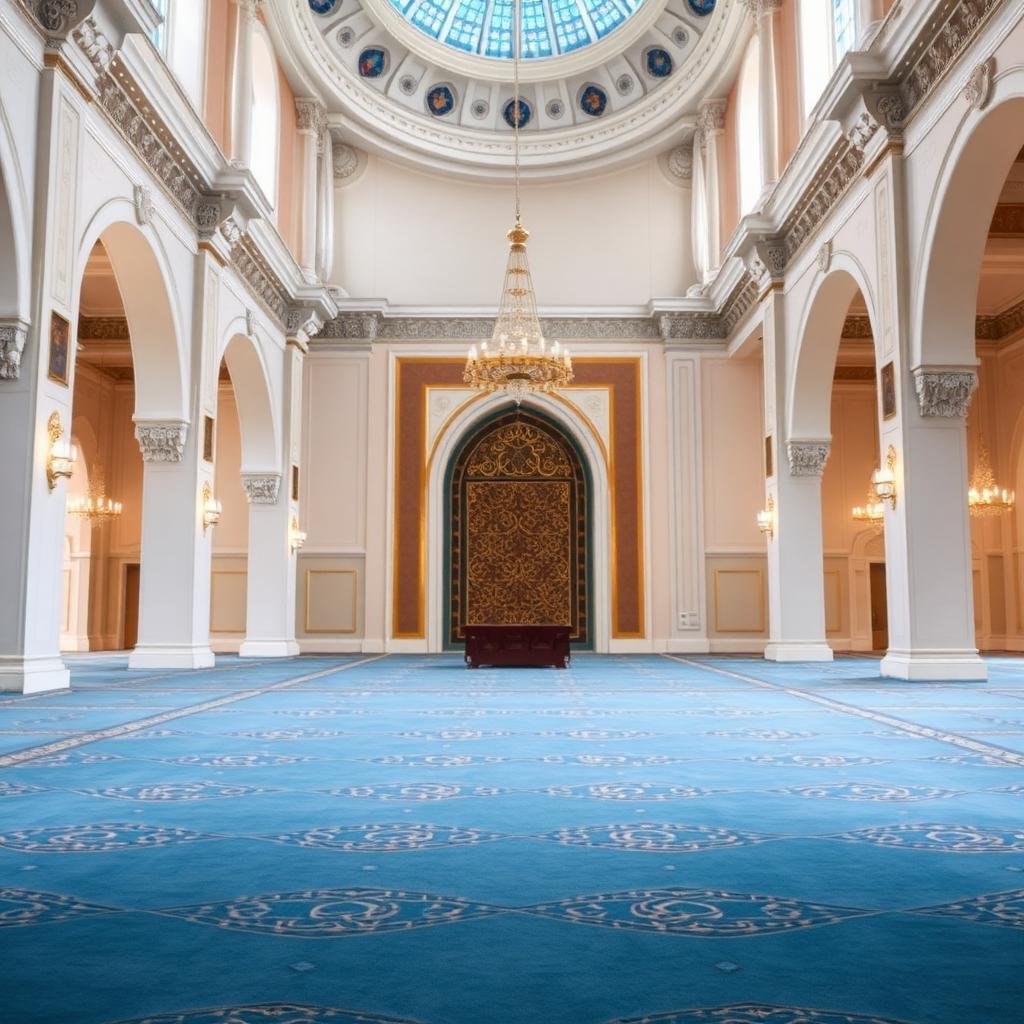 تنظيف المساجد في الرياض - داخل مسجد نظيف ومعقم