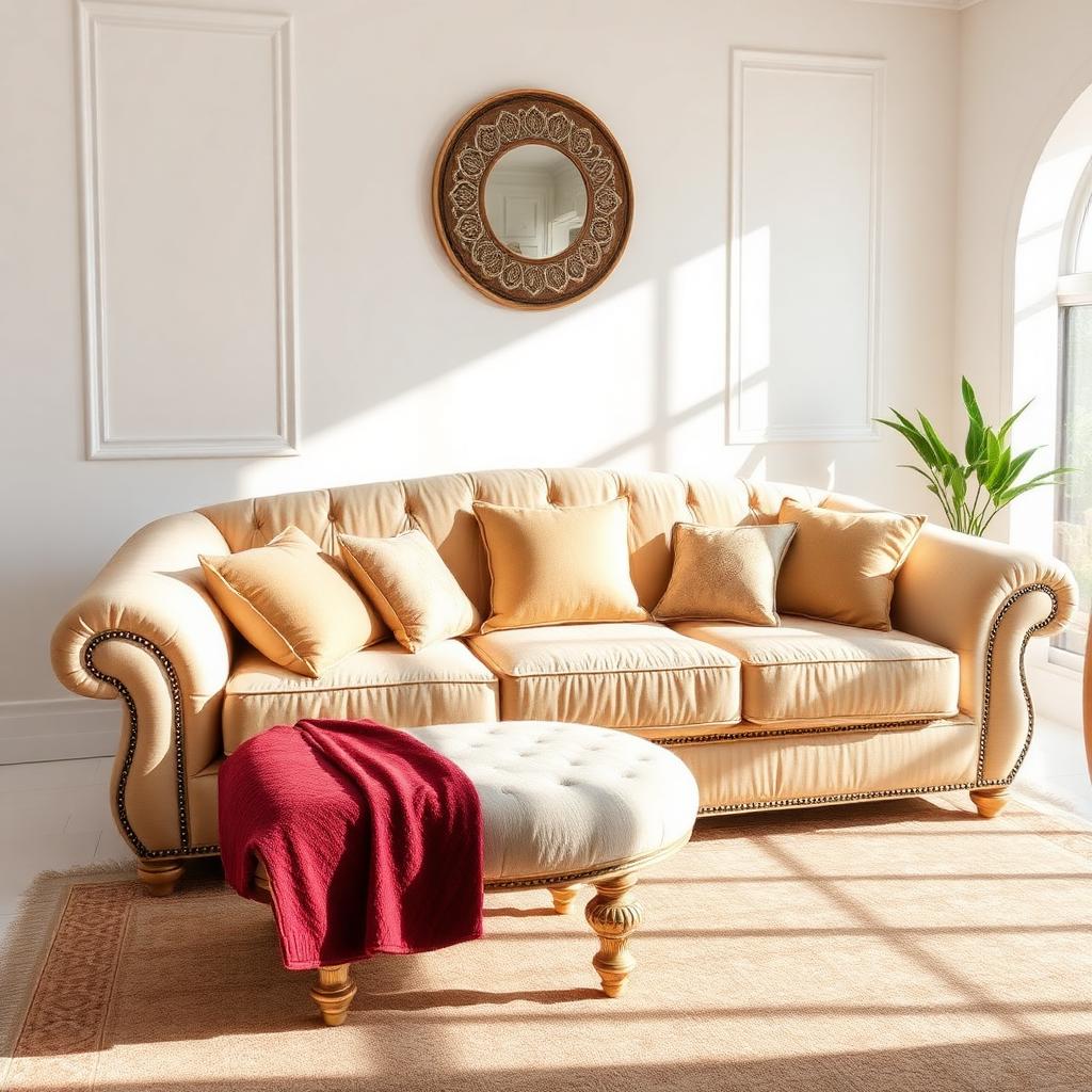 كنب نظيف بعد الغسيل الاحترافي